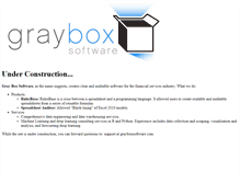 Tablet Screenshot of grayboxdev.com